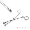 STAINLESS STEEL SLOTTED DONNINGTON FORCEPS SMALL,LARGE TOOLS